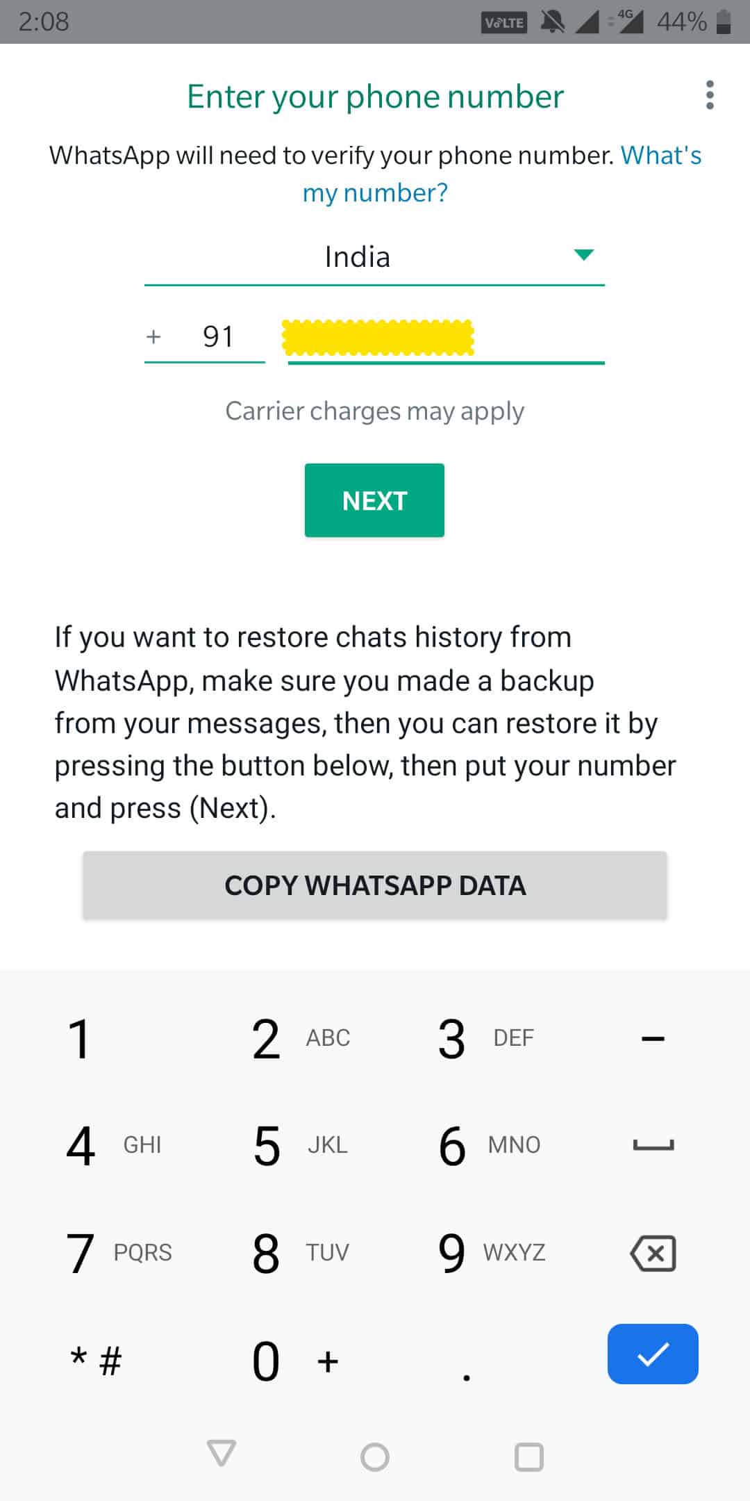 verify-phone-number-in-yowhatsapp
